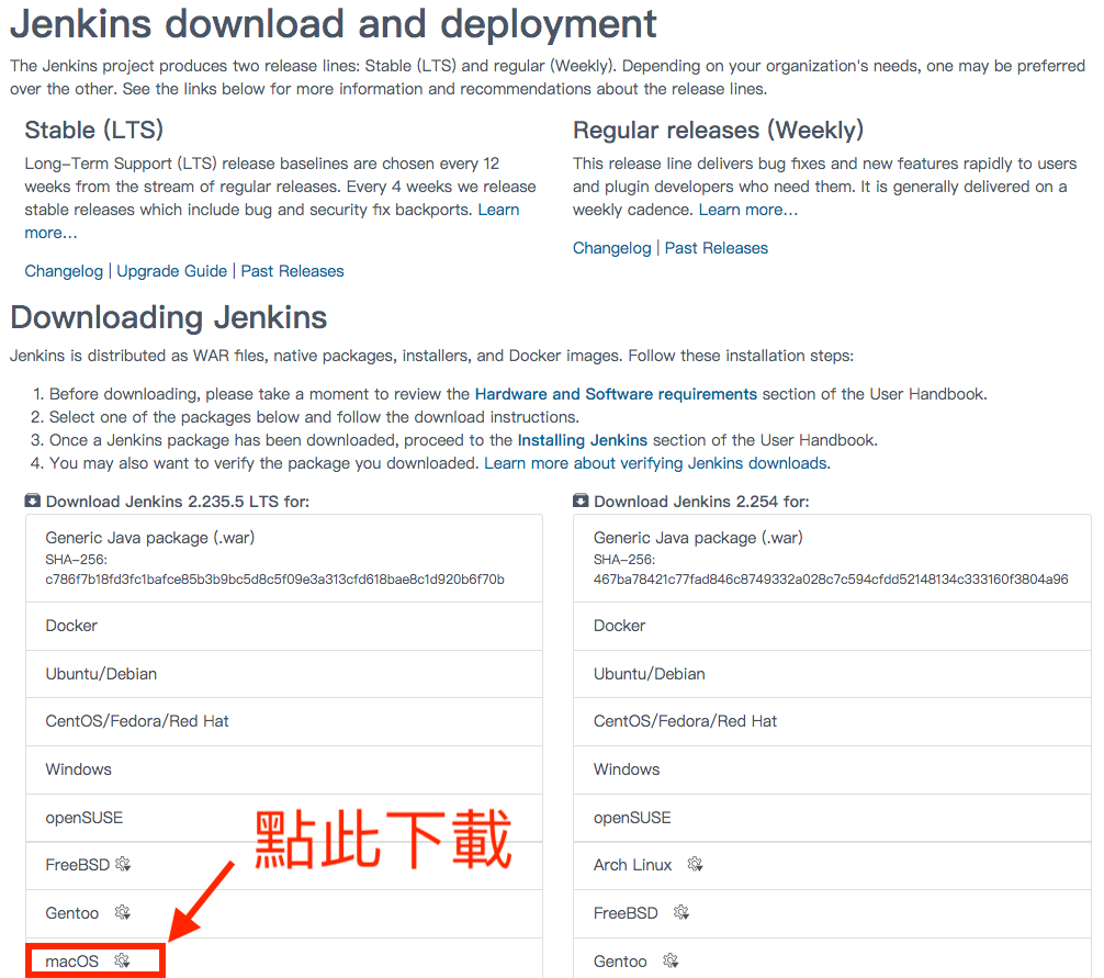 Jenkins download and deployment